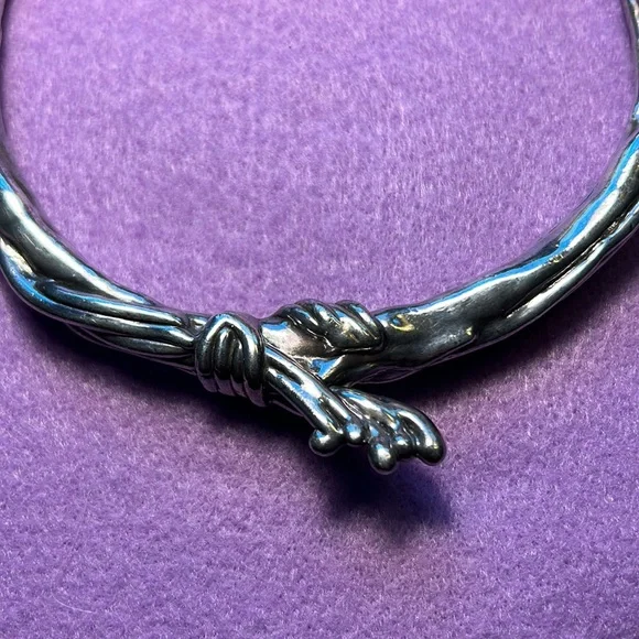 RARE vintage Yaacov Heller (like but could not confirm) sterling silver choker